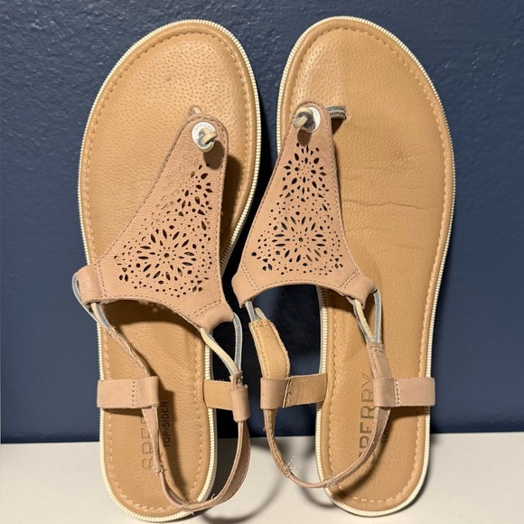 Sperry Women's Tan Sandals Size 8.5 - Picture 1 of 3